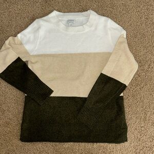 Color block sweater